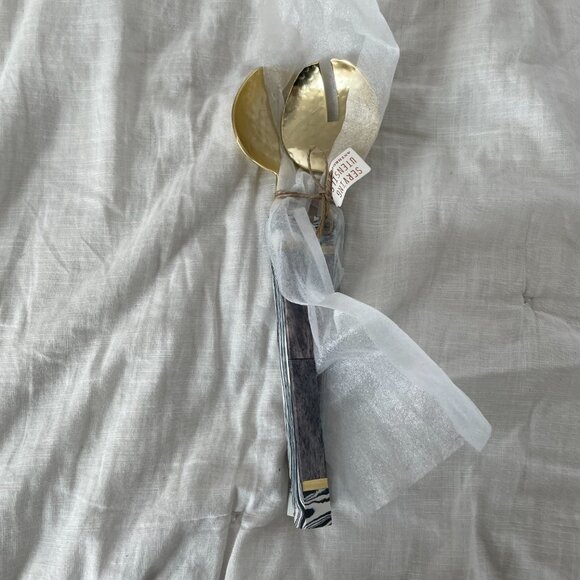 ⭐️Evie Serving Hipster Hippie Artsy Chic Fancy Classy Classic Utensils, Set of 2 - Picture 3 of 5